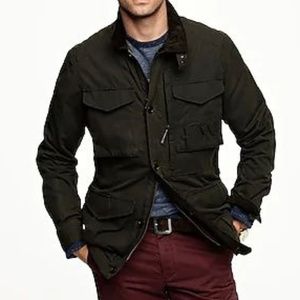 J.Crew British Millerain® waxed cotton field jacket